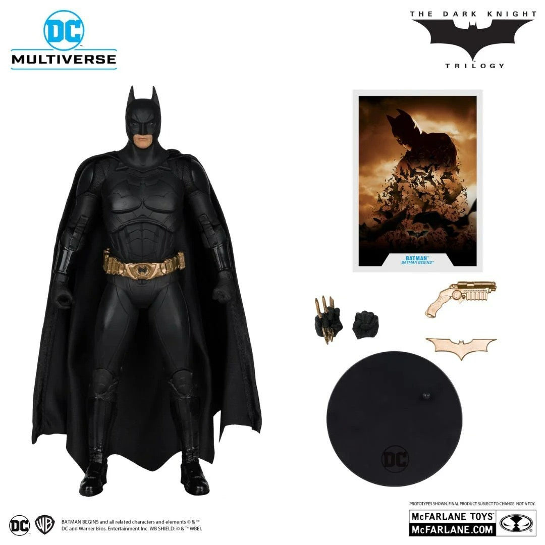 BATMAN ( BATMAN BEGINS) Dc Multiverse Action Figure by MCFARLANE Toys