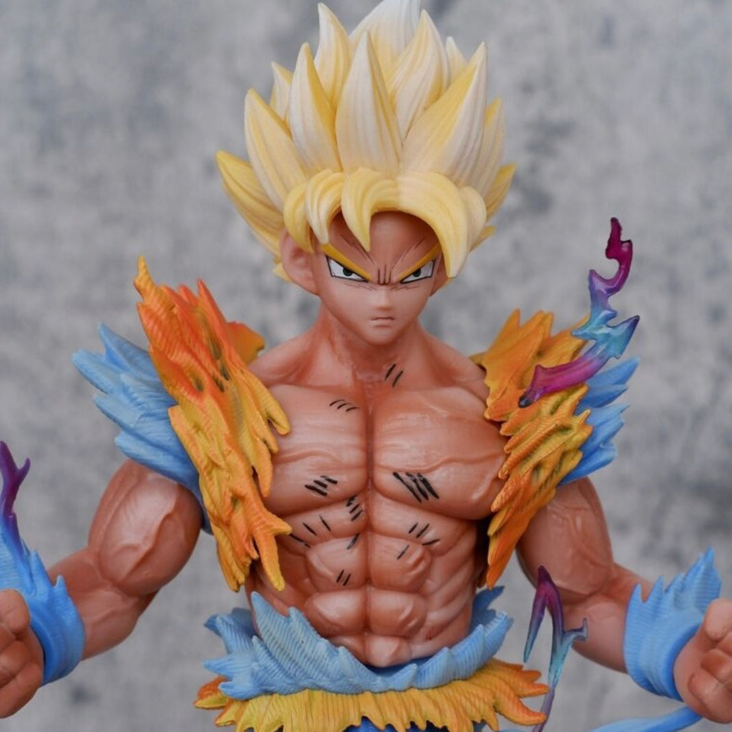 Dragon Ball Z Super Saiyan 3 Son Goku 35cm 3 Body Replace