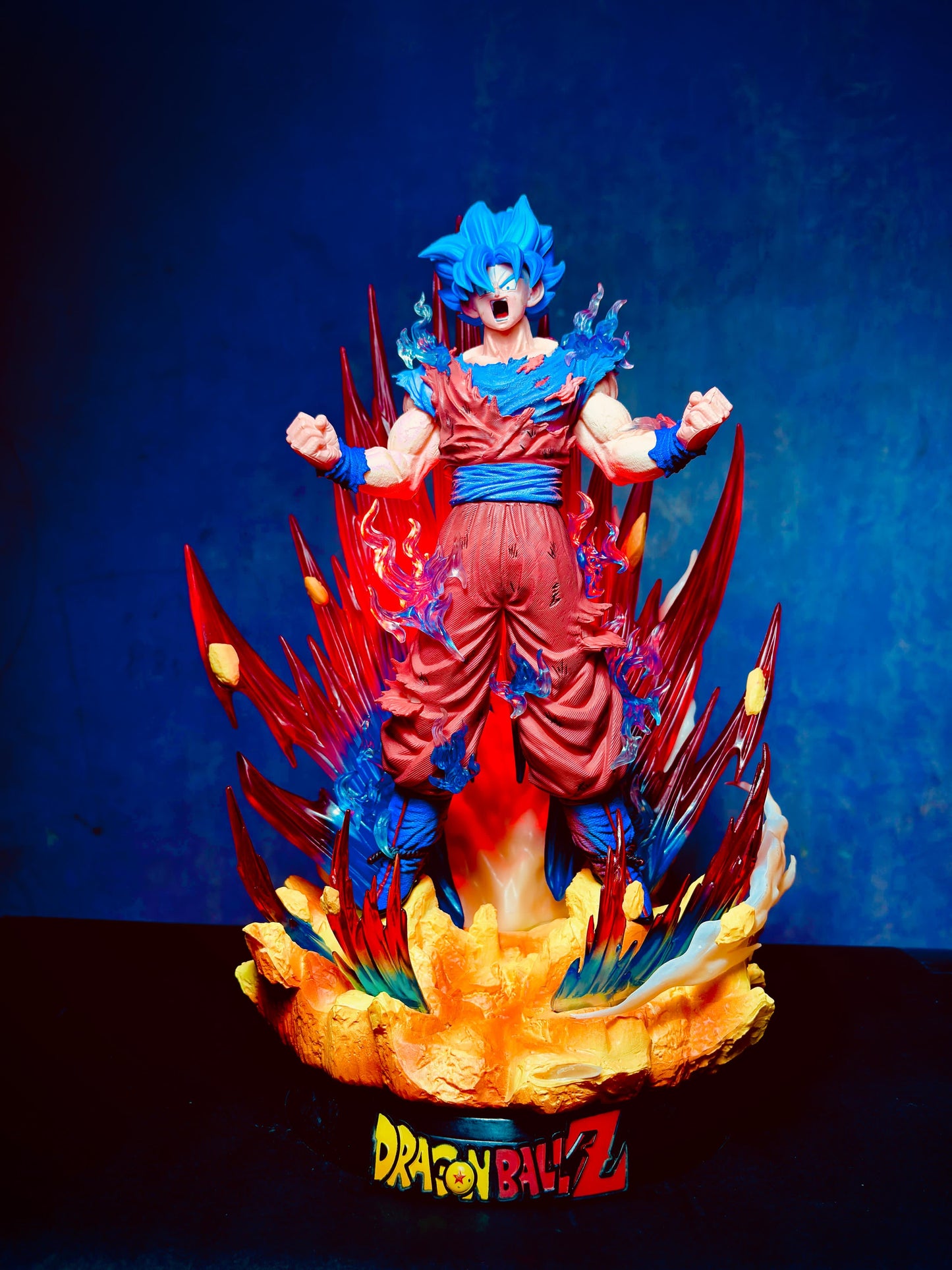 Super Saiyan Blue Goku Action Figure – 45cm Power Surge Edition