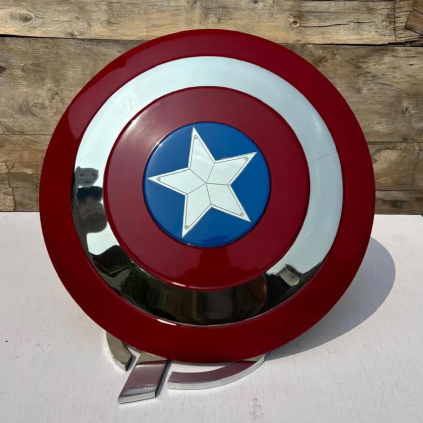 Captain America Shield Replica - 22" Metal Shield | Cosplay & Wall Display Prop