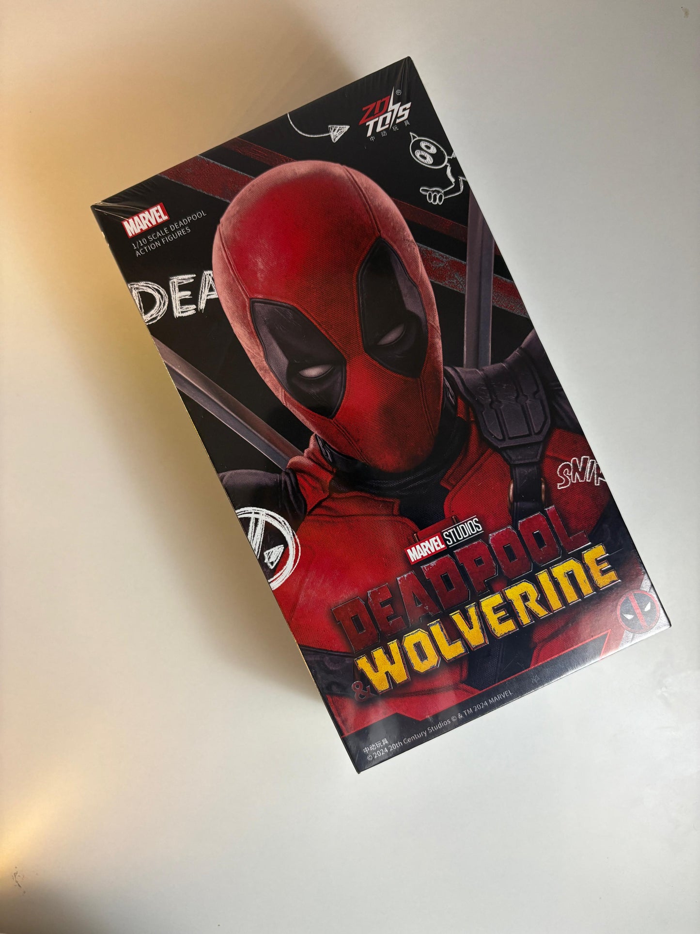 Deadpool Action Figure 1/10 Scale by ZD Toys – Premium Articulated Collectible