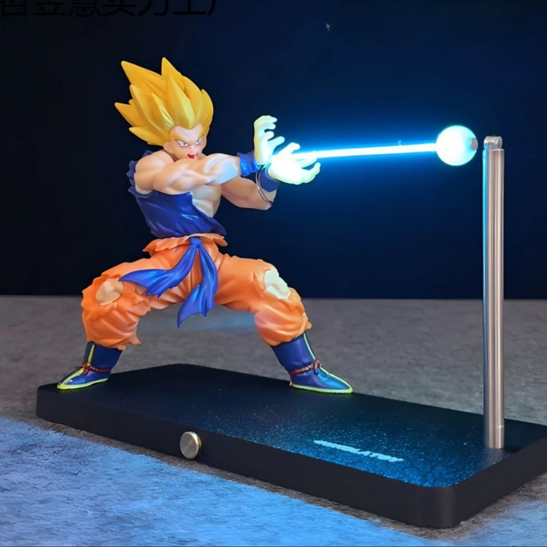 Dragon Ball Z Goku Kamehameha Magnetic LED Lamp | Anime Night Light for Fans