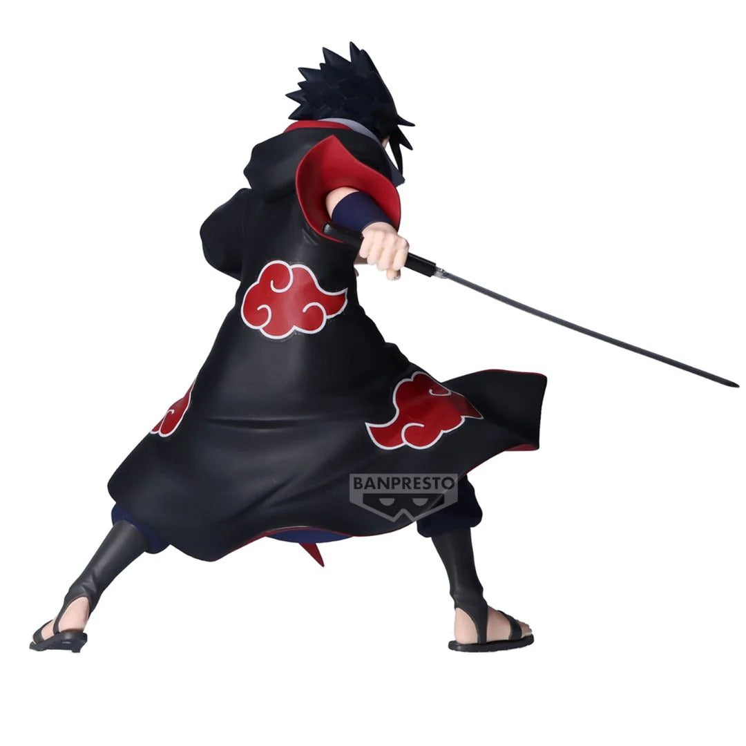 Naruto Shippuden Vibration Stars Uchiha Sasuke Figure by Banpresto – Anime Collectible Statue