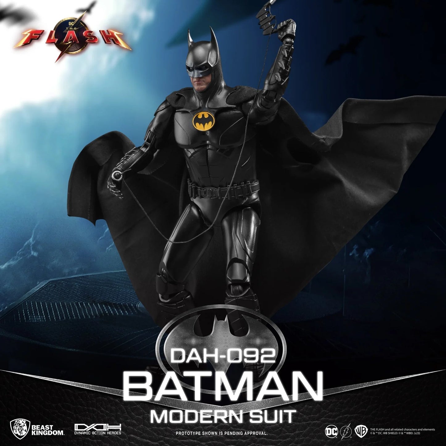 The Flash Movie – Batman (Modern Suit) DAH-092 Action Figure by Beast Kingdom | Dynamic 8ction Heroes Series