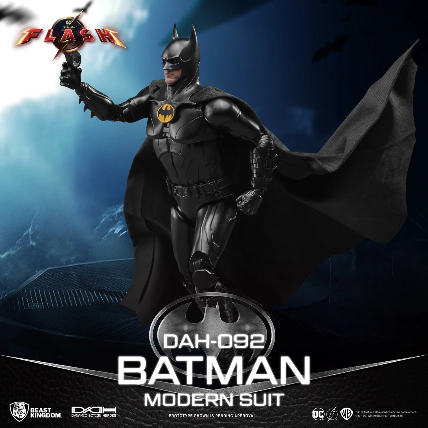 The Flash Movie – Batman (Modern Suit) DAH-092 Action Figure by Beast Kingdom | Dynamic 8ction Heroes Series