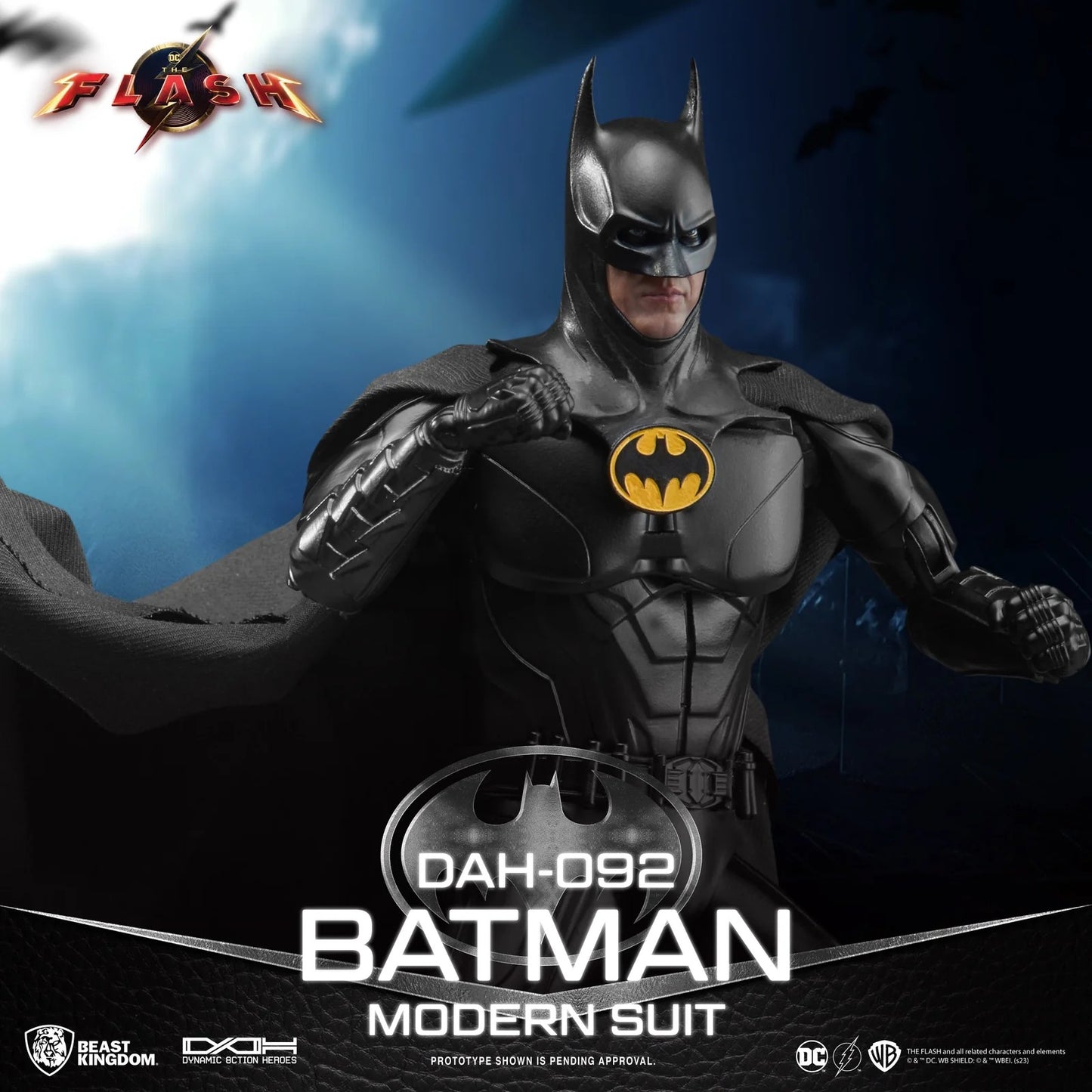 The Flash Movie – Batman (Modern Suit) DAH-092 Action Figure by Beast Kingdom | Dynamic 8ction Heroes Series