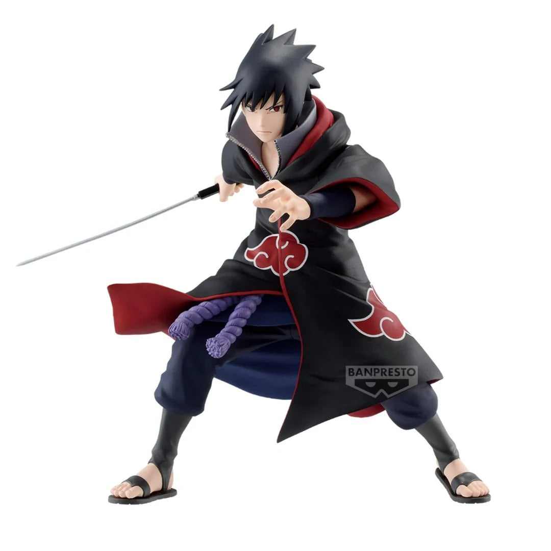 Naruto Shippuden Vibration Stars Uchiha Sasuke Figure by Banpresto – Anime Collectible Statue