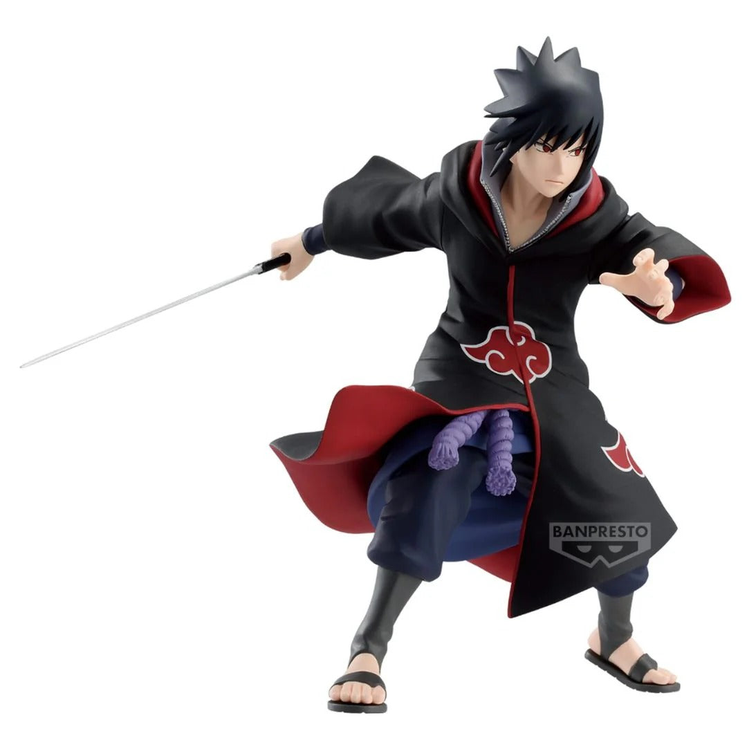 Naruto Shippuden Vibration Stars Uchiha Sasuke Figure by Banpresto – Anime Collectible Statue
