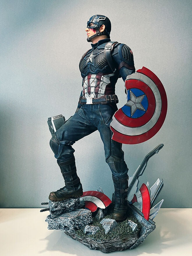Captain America 40cm Premium Action Figure – Heroic Collectible