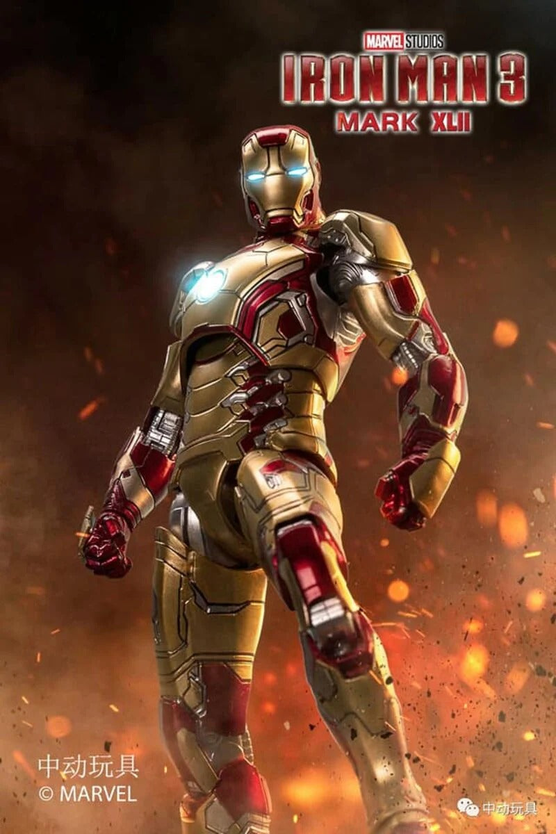 ZD Toys Iron Man III Mark 42 (XLII) Action Figure ( No Light Up Function )