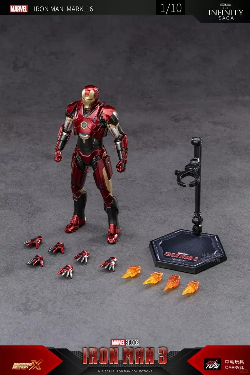 ZD Toys Marvel Iron Man 3 Figure Mark16 (Non Led)