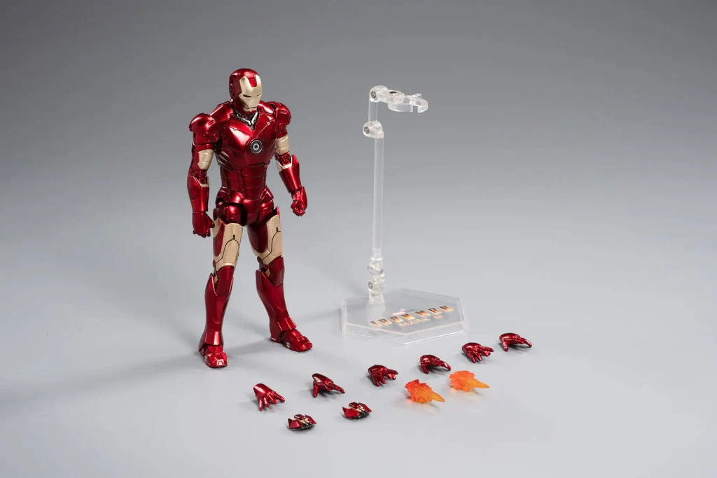 ZD Toys Iron Man Mark 3 (III) Action Figure – 7-Inch Official Marvel Collectible (No Light-Up Function)