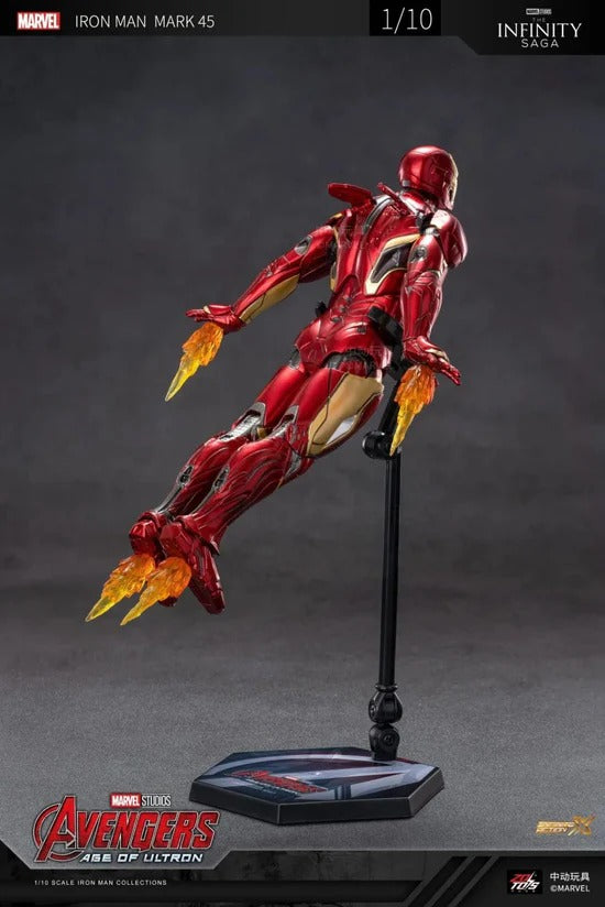 ZD Toys Iron Man Mark 45 Action Figure – 7-Inch Avengers: Age of Ultron Collectible (Non-LED Version)