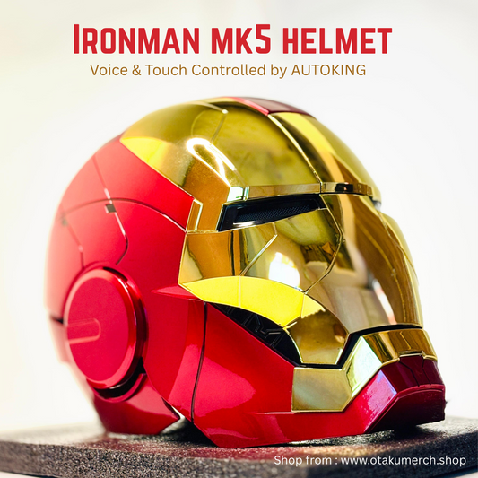 Iron Man Mark 5 Advanced Wearable Helmet by Autoking – Voice, Touch & Remote Controlled | Premium Marvel Collectible
