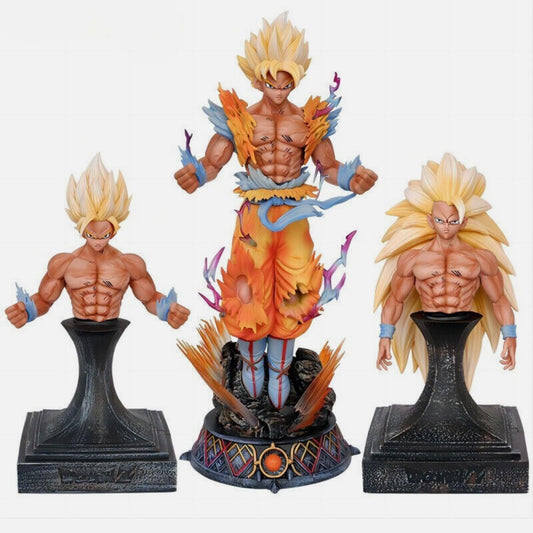 Dragon Ball Z Super Saiyan 3 Son Goku 35cm 3 Body Replace