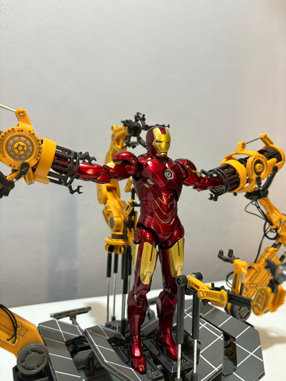 ZD Toys Iron Man Mark 4  With Suit-Up Gantry