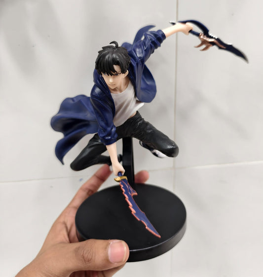 Sung Jin woo 18 cm action figure from solo levelling with high quality build