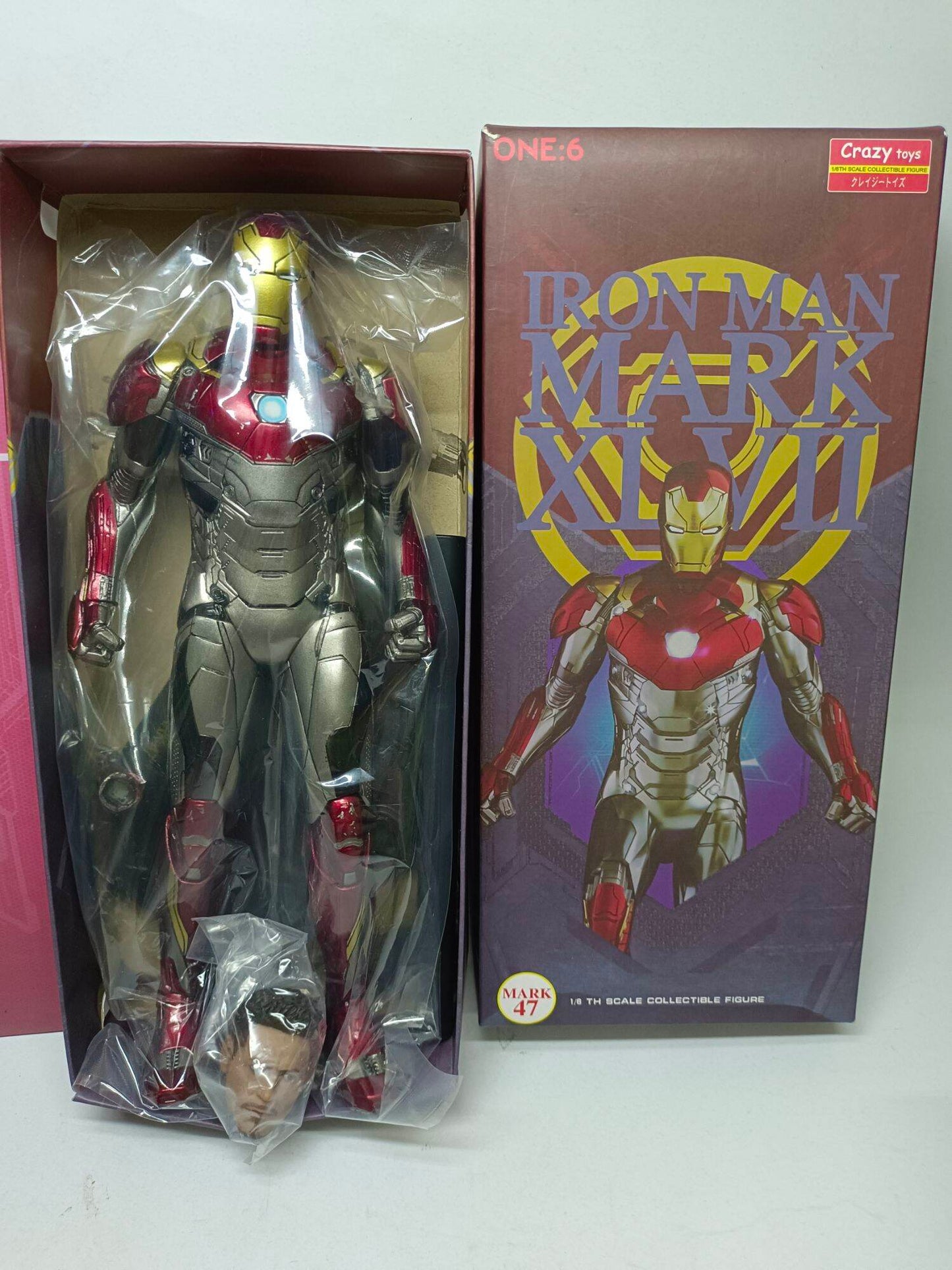 IRONMAN Mark 47 Action Figure - Premium collectible by crazy toys