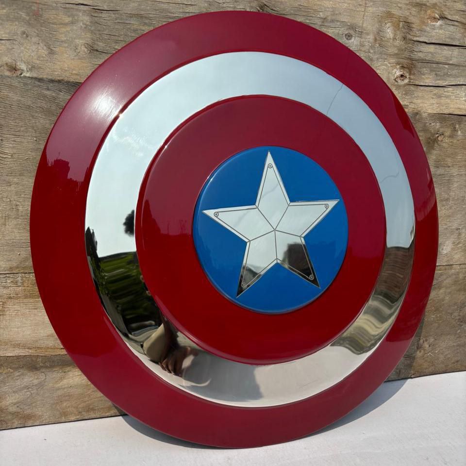 Captain America Shield Replica - 22" Metal Shield | Cosplay & Wall Display Prop