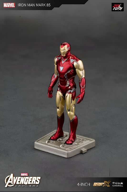 Iron Man Mark 85 Action Figure – 4-Inch Die-Cast Marvel Collectible | Avengers Endgame Edition