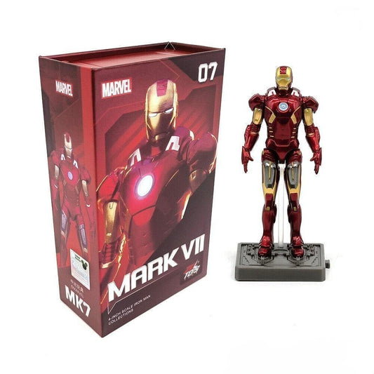 Iron Man Mark VII Action Figure – 4-Inch Die-Cast Marvel Infinity Saga Collectible