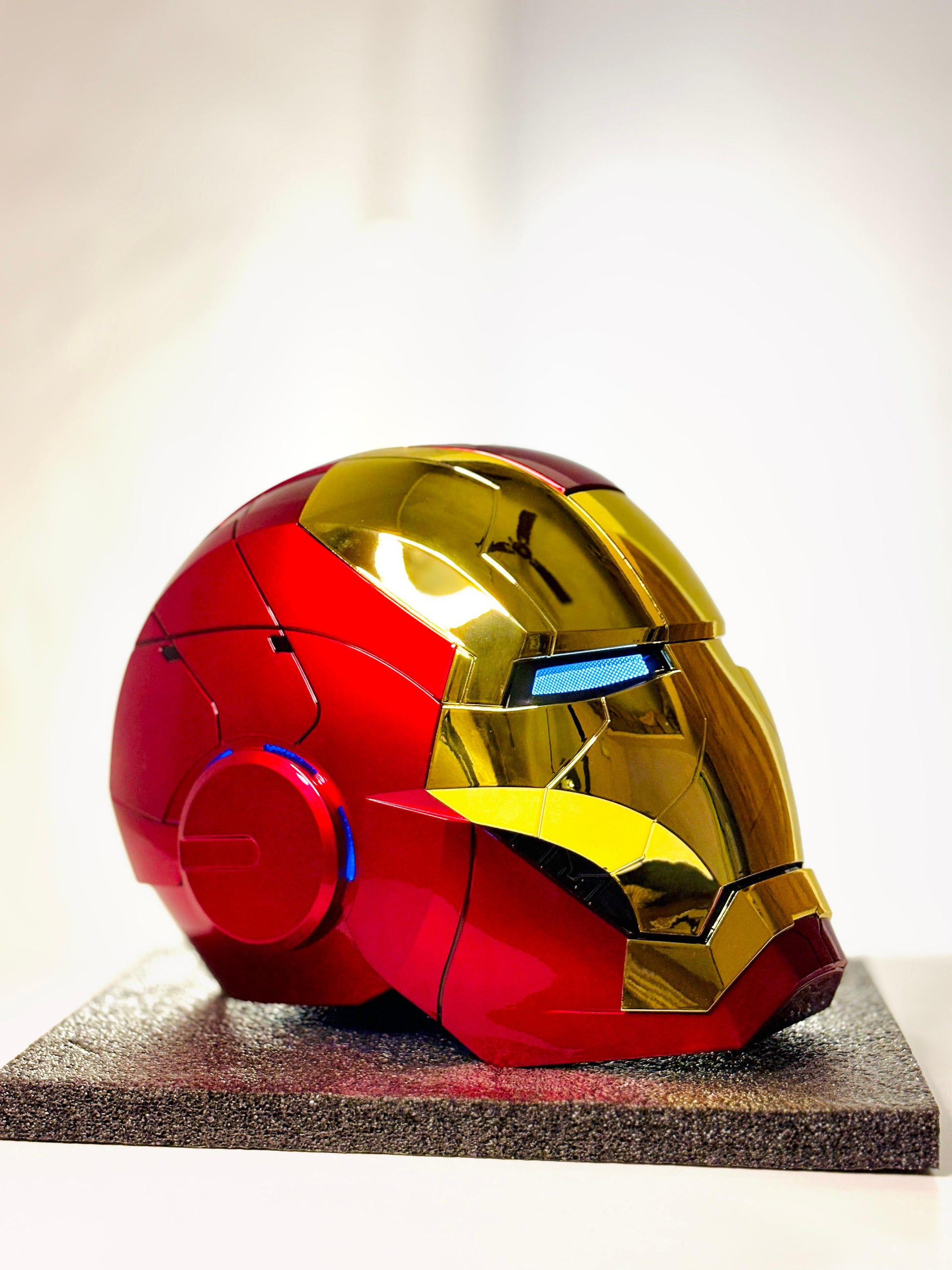 iron man 2 mark v helmet Iron Man Mark 5 Advanced Wearable Helmet by Autoking – Voice, Touch & – OtakumerchIndia