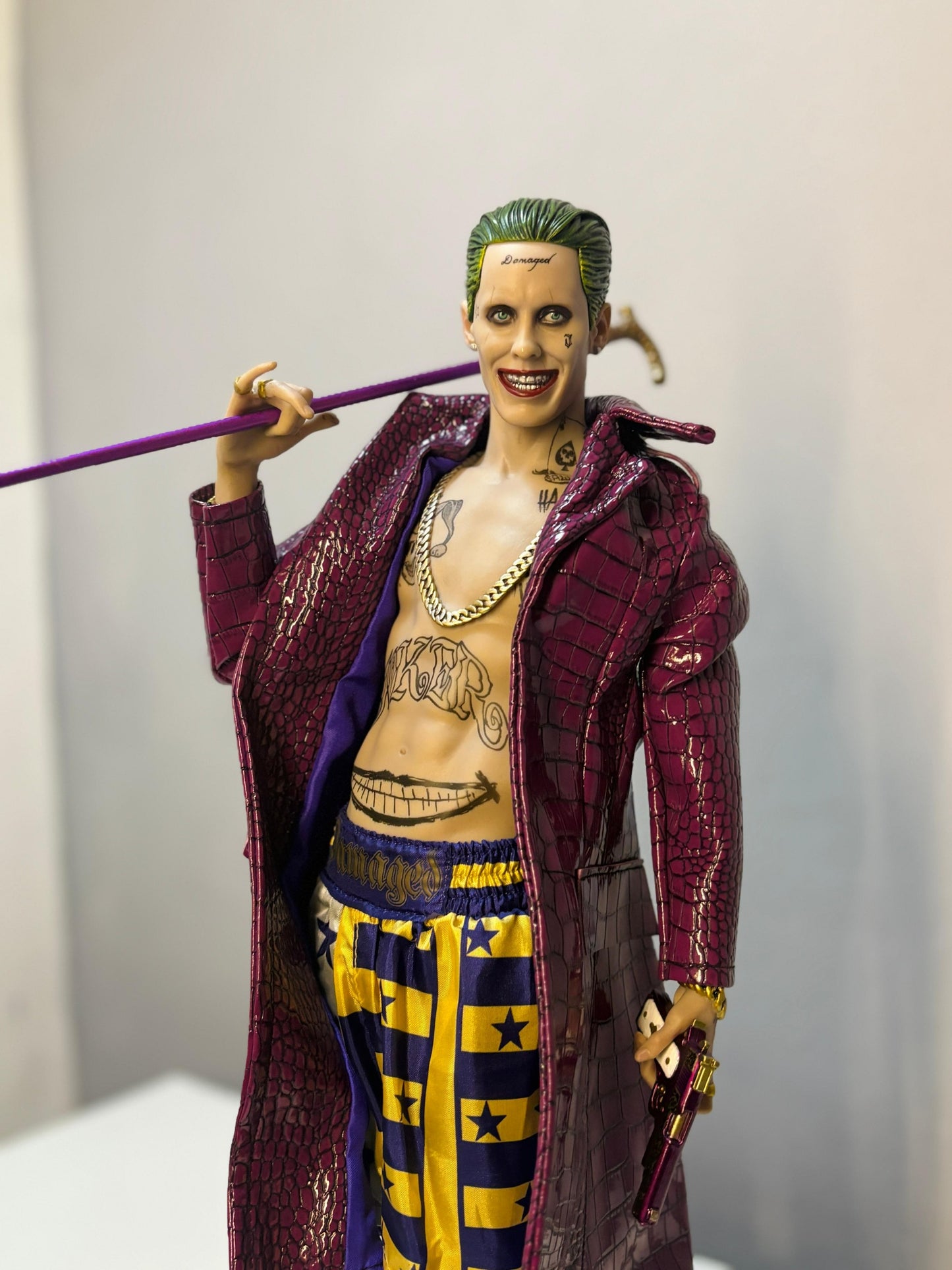 Joker Realistic 40cm Action Figure with Real Clothes – Suicide Squad Joker Collectible Statue | Premium DC Figure India