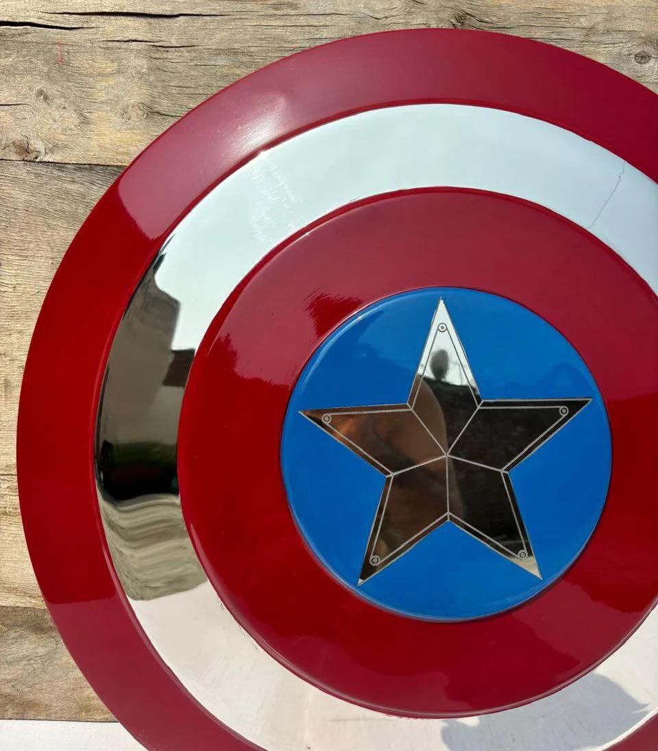 Captain America Shield Replica - 22" Metal Shield | Cosplay & Wall Display Prop