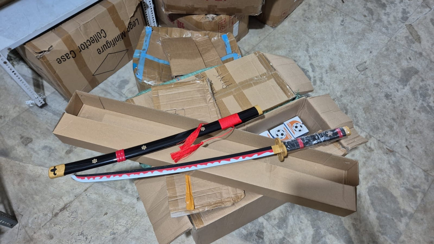 Onepiece - Zoro's Enma Wooden Cosplay Katana ( 104 Cms )