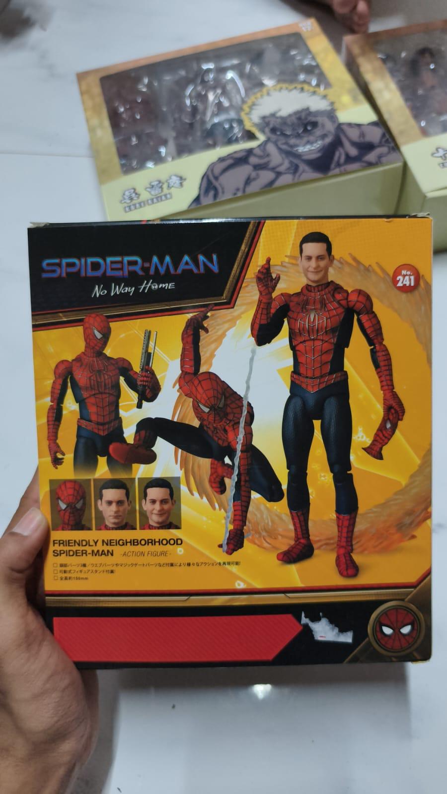 Marvel Spiderman Tobey Maguire 15.5cm MAFEX-Style Action Figure – No Way Home Collectible
