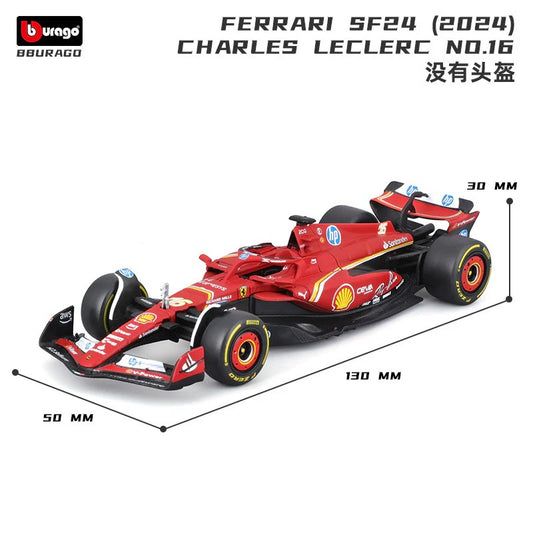 Bburago 1:43 Ferrari SF-24 (2024) Charles Leclerc #16 Die-Cast Model Car