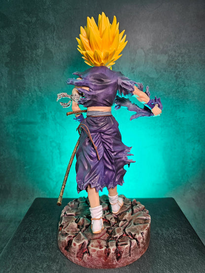 Super Saiyan 2 Gohan Figure – 28cm Dragon Ball Z Battle Damaged Collectible