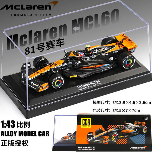 CCA 1:43 McLaren MCL60 #81 – 2023 Australian GP Die-Cast Formula 1 Car Model
