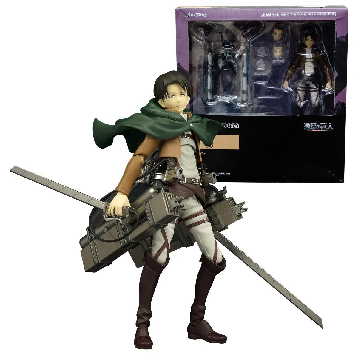 Attack on Titan Levi Ackerman Figma 213 Action Figure (15 cm) | Articulated Collectible