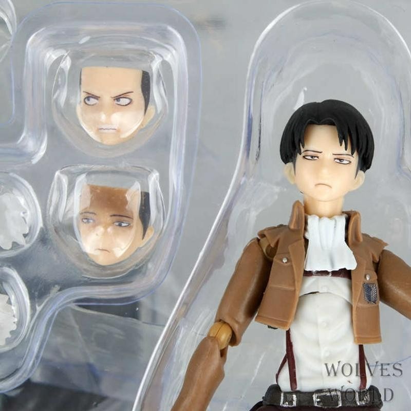 Attack on Titan Levi Ackerman Figma 213 Action Figure (15 cm) | Articulated Collectible