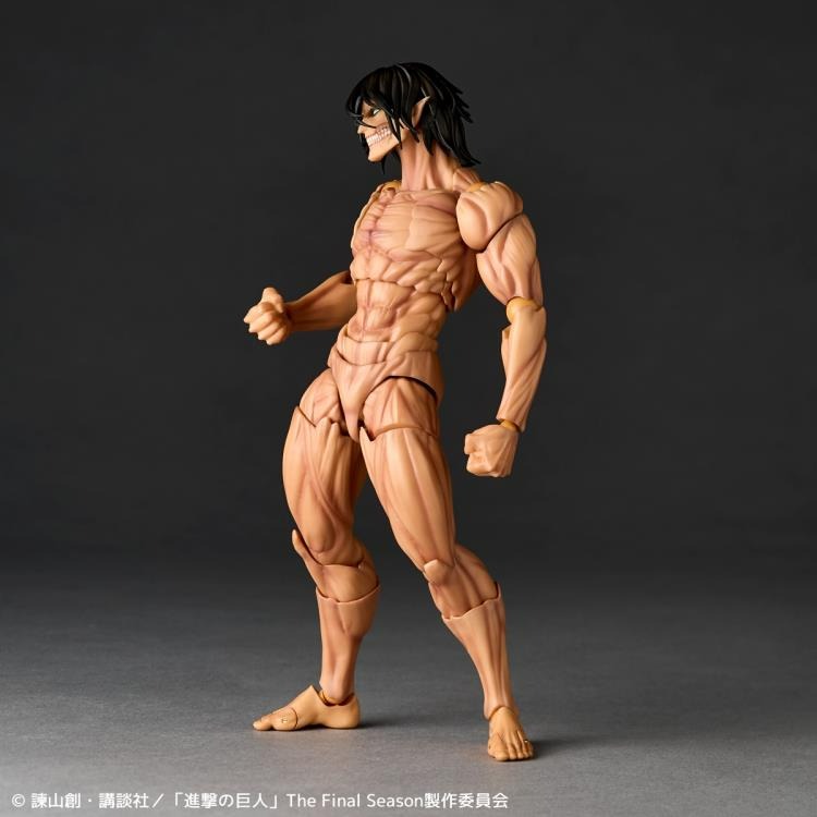 Attack on Titan Eren Yeager Revoltech Action Figure (15 cm) | Fully Articulated Collectible