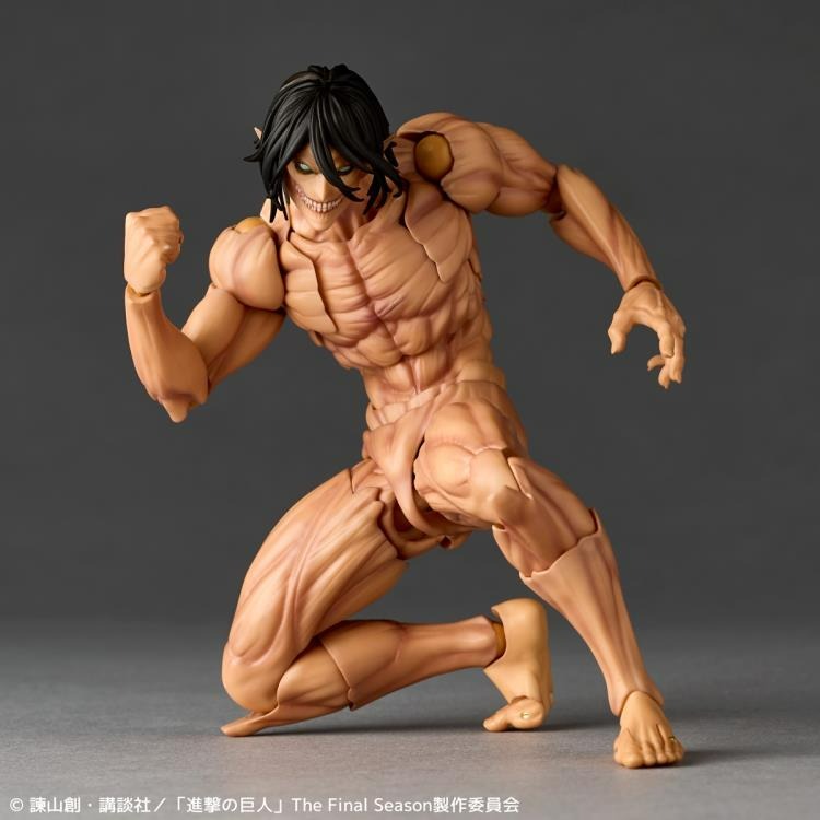 Attack on Titan Eren Yeager Revoltech Action Figure (15 cm) | Fully Articulated Collectible