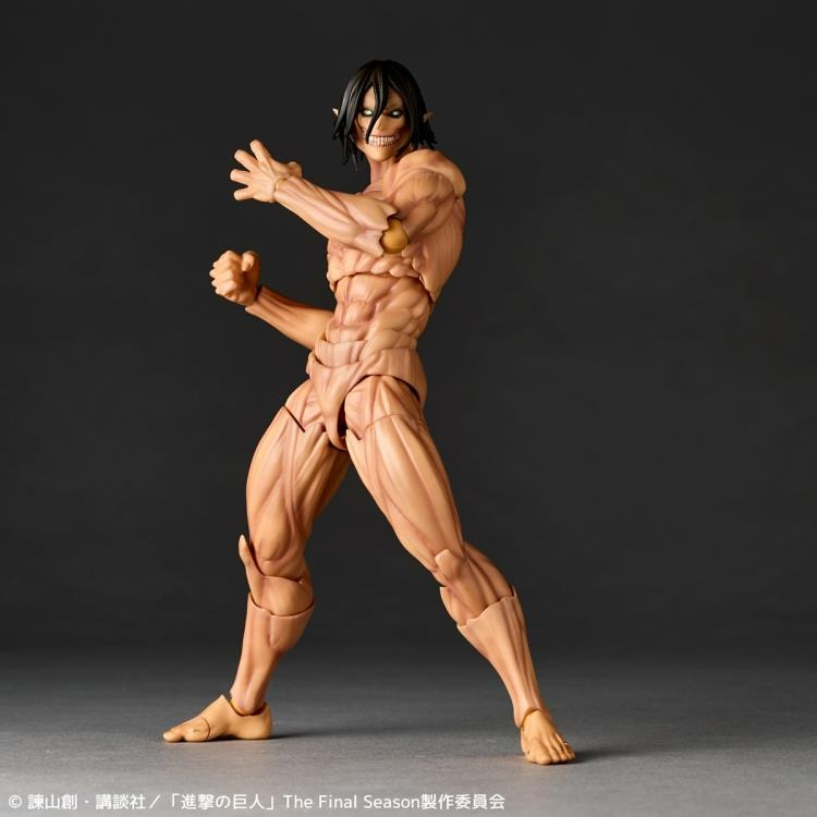 Attack on Titan Eren Yeager Revoltech Action Figure (15 cm) | Fully Articulated Collectible