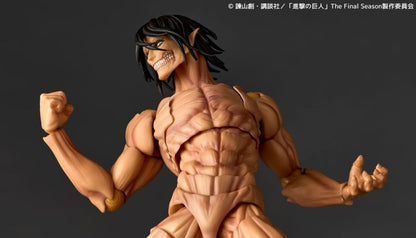 Attack on Titan Eren Yeager Revoltech Action Figure (15 cm) | Fully Articulated Collectible