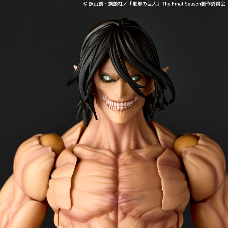 Attack on Titan Eren Yeager Revoltech Action Figure (15 cm) | Fully Articulated Collectible