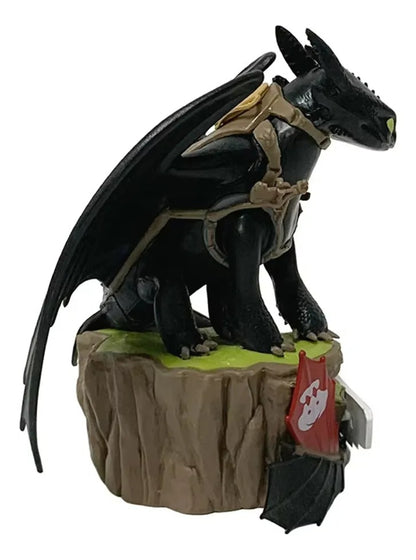 Toothless Dragon Figure 15cm – How to Train Your Dragon Night Fury Collectible