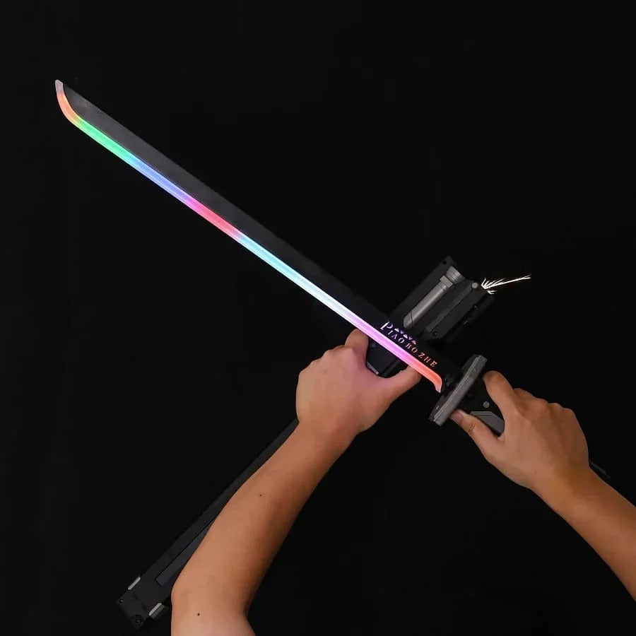 Viral Spark Blade Sword – LED Light-Up Anime Katana | Premium Sparkle Edition