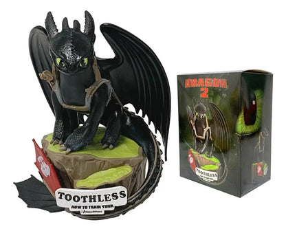 Toothless Dragon Figure 15cm – How to Train Your Dragon Night Fury Collectible