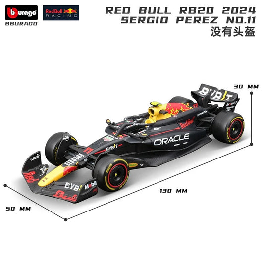 Bburago 1:43 Red Bull Racing RB20 (2024) Sergio Perez #11 Die-Cast F1 Model Car