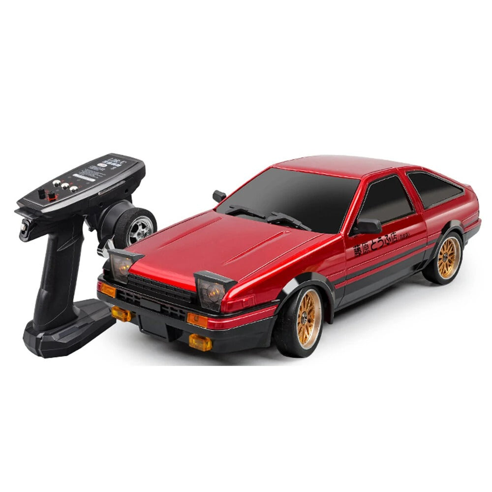 LDRC LD-A86P 1/18 RTR RC Drift Car – RWD, Gyro Stabilized, LED Lights, Full Proportional Control
