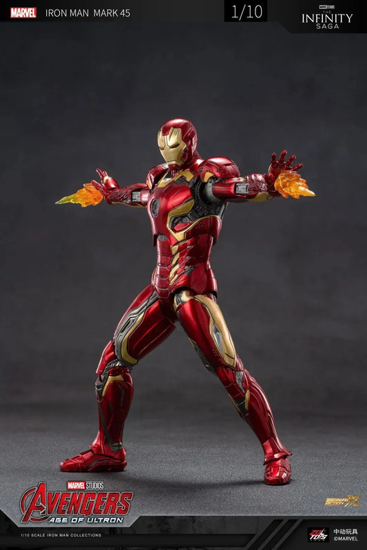 ZD Toys Iron Man Mark 45 Action Figure – 7-Inch Avengers: Age of Ultron Collectible (Non-LED Version)