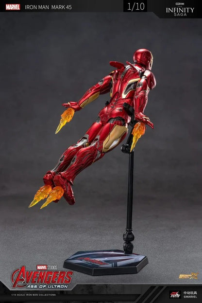 ZD Toys Iron Man Mark 45 Action Figure – 7-Inch Avengers: Age of Ultron Collectible (Non-LED Version)
